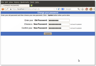 14 Change password