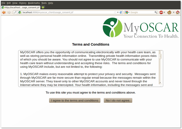 MyOscar Terms of Use