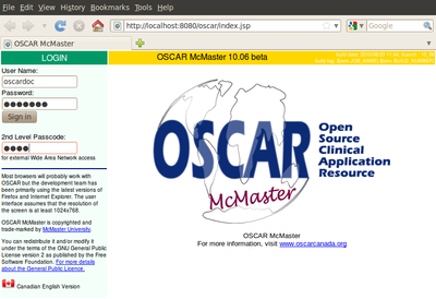 Oscar Canadian English 10_06 beta Login